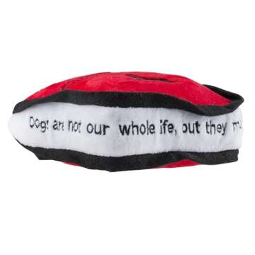 Haute Diggity Dog Chewlulemon Tote, Plush Designer Dog Toys with Interactive Squeaker, Stimulating Pet Enrichment, Machine-Washable & Safe Materials for All Breeds, One Size