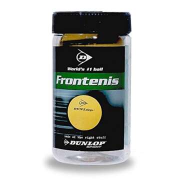 DUNLOP CAN of 2 Frontenis Balls