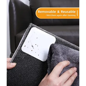 Home Techpro Rug Tape - 12 PCS Superior Grip for Floors