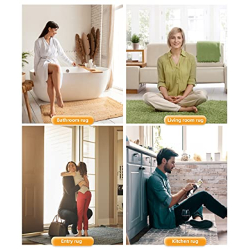 Home Techpro Rug Tape - 12 PCS Superior Grip for Floors