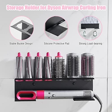 Welltop Storage Holder for Dyson Airwrap - Wall Mounted Design