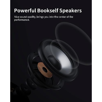 ANGELS HORN Bluetooth Vinyl Record Player with Speakers