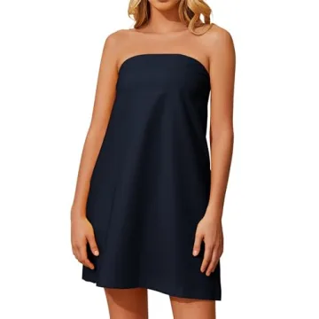 Meladyan Women’s Summer Tube Dress - Stylish, Comfortable with Pockets - Perfect for Every Occasio...