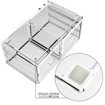 READAEER 3-Piece Makeup Organizer with Drawers