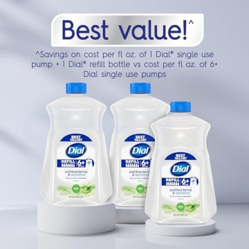 Dial Antibacterial Hand Soap Aloe Scent Pack of 12