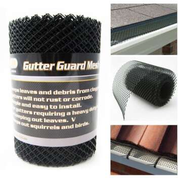 Durable Gutter Guard Mesh for 5" and 6" Gutters - Easy Install