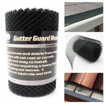 Durable Gutter Guard Mesh for 5" and 6" Gutters - Easy Install