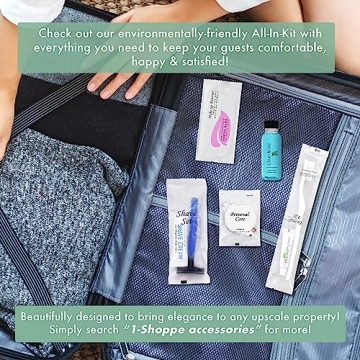 1-Shoppe Hotel Toothbrush and Toothpaste Kits for Guests