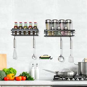 DBDEIW Shower Caddy Shelf Bathroom Organizer: 3 Pack Shower Organizer Storage Shelves - Basket Rack with Soap Holders Adhesive 4 Hooks for Inside Bathroom Wall Corner