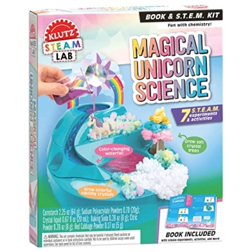 KLUTZ Magical Unicorn Science STEAM Lab Kit - Create Enchanting Experiments for Kids