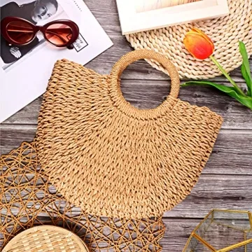 Frienda Straw Tote Bag for Stylish Summer Outings