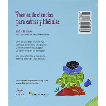Poemas de ciencias para cabras y libélulas / Science Poems for Goats and Dragonflies (Spanish Edition)