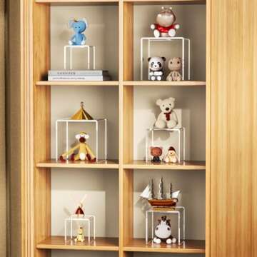 NIUBEE Acrylic Display Risers for Funko Pop & Desserts