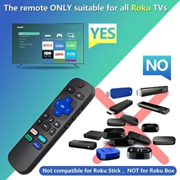 Roku TV Replacement Remote Control for Smart TVs