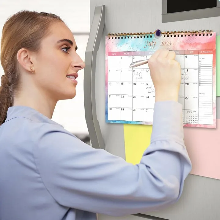 2024-2025 Colorful 18-Month Wall Calendar