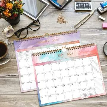 2024-2025 Colorful 18-Month Wall Calendar