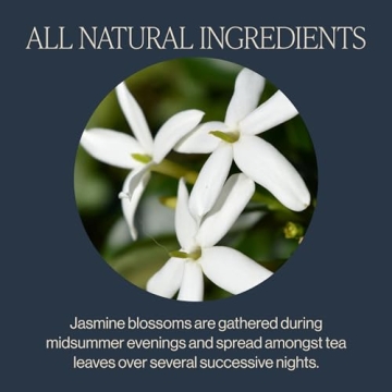 Rishi Organic Jasmine Green Tea Bags - Floral Aroma & Taste