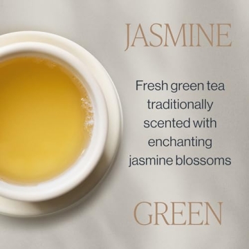 Rishi Organic Jasmine Green Tea Bags - Floral Aroma & Taste