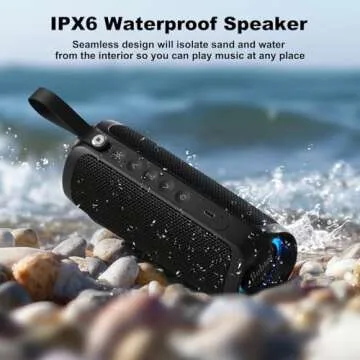 Bobtot Portable Bluetooth Speaker with Loud Sound & RGB