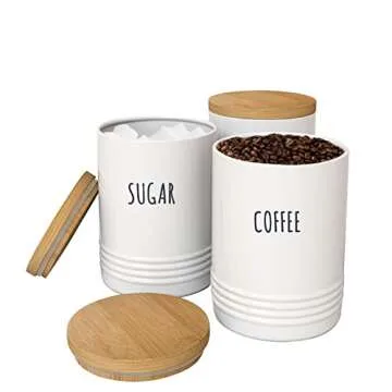 Karisky Kitchen Canister Jars with Airtight Lids for Stylish Storage