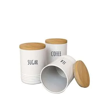 Karisky Kitchen Canister Jars with Airtight Lids for Stylish Storage