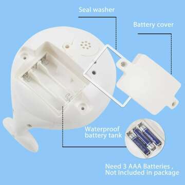 Light Up Whale Bath Toys for Kids - Fun Sprinkler