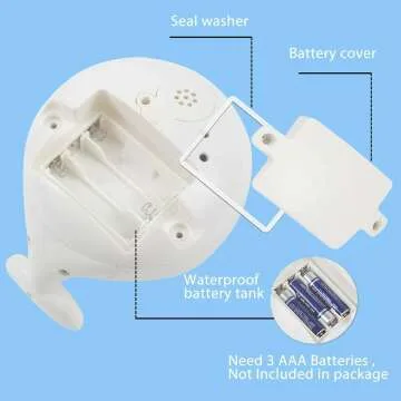 Light Up Whale Bath Toys for Kids - Fun Sprinkler