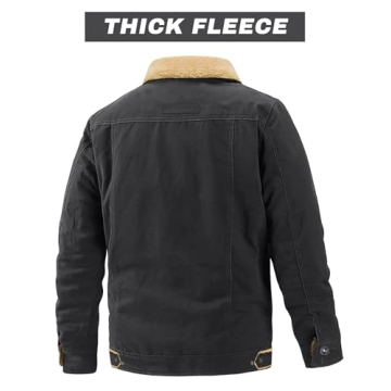 Warm EKLENTSON Mens Thermal Jacket for Winter Activities