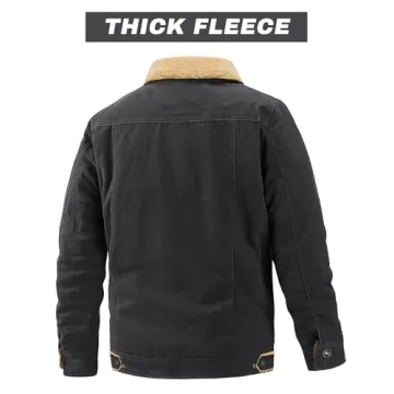 Warm EKLENTSON Mens Thermal Jacket for Winter Activities