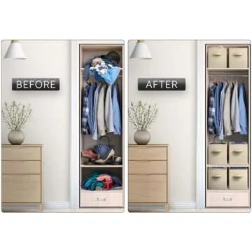 Stylish Sorbus Foldable Storage Baskets 6 Pack