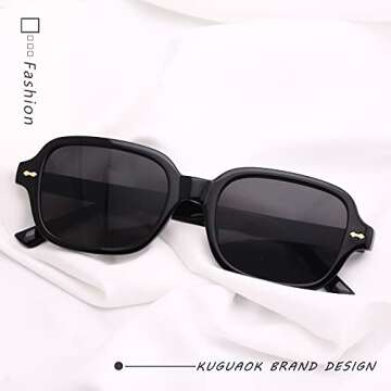 KUGUAOK 2 PACK Polarized Sports Sunglasses for Men Driving Cycling Fishing Sun Glasses 100% UV Protection Goggles