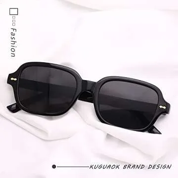 KUGUAOK 2 PACK Polarized Sports Sunglasses for Men Driving Cycling Fishing Sun Glasses 100% UV Protection Goggles