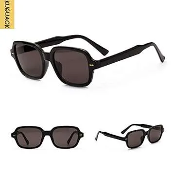 KUGUAOK 2 PACK Polarized Sports Sunglasses for Men Driving Cycling Fishing Sun Glasses 100% UV Protection Goggles