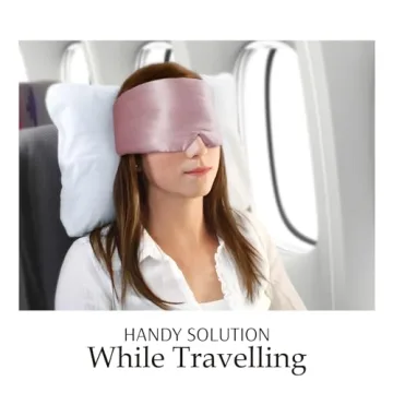 Luxurious Zenssia 100% Mulberry Silk Sleep Mask for All Sleepers