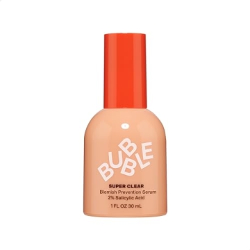 Bubble Skincare Super Clear 2% Salicylic Acid Skin Care Serum - Clear Skin Solution with Willow Bark...
