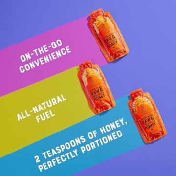 Nate's Honey Minis - Pure Honey Packets for Convenience