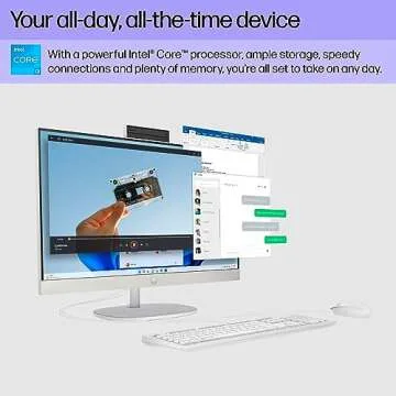 HP 23.8 All-in-One Desktop PC with FHD Display