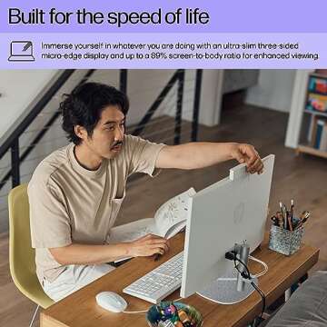 HP 23.8 All-in-One Desktop PC with FHD Display