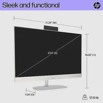 HP 23.8 All-in-One Desktop PC with FHD Display