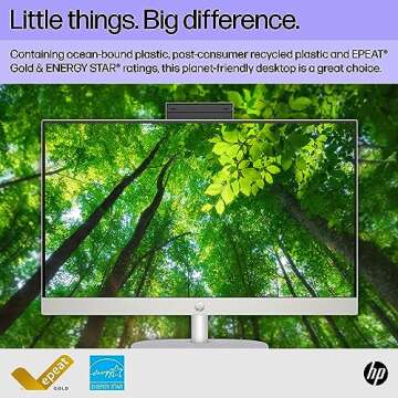 HP 23.8 All-in-One Desktop PC with FHD Display