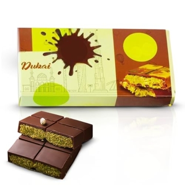 Dubai Chocolate Bar with Pistachio – Handmade & Ready to Eat (Pack of 2)