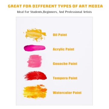 Fixwal 18-Pack Canvas Boards for Artists - Versatile & Affordable