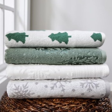Holiday Trees Bath Towel by SKL Home - Stylish & Soft