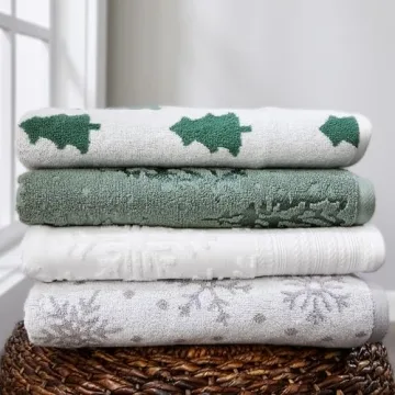 Holiday Trees Bath Towel by SKL Home - Stylish & Soft