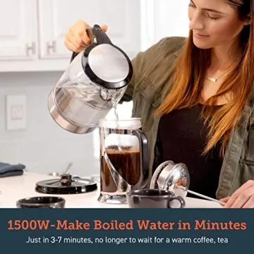 COSORI Speed-Boil Electric Kettle, 1.7L, 1500W, BPA Free