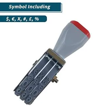 SUUJI 3 Digit Number Stamp for Easy Labeling and Crafting