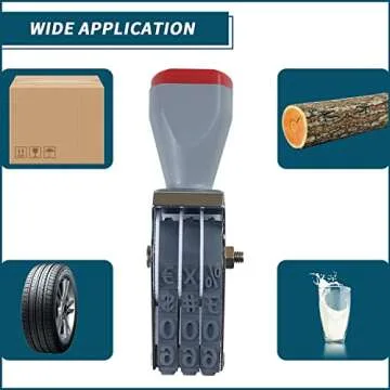 SUUJI 3 Digit Number Stamp for Easy Labeling and Crafting