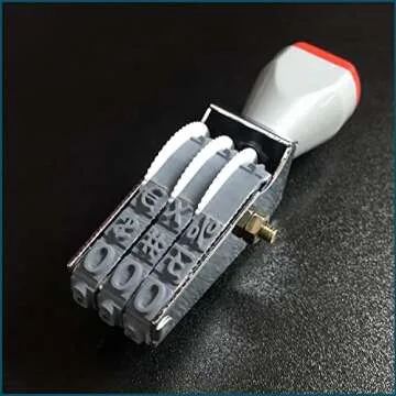 SUUJI 3 Digit Number Stamp for Easy Labeling and Crafting