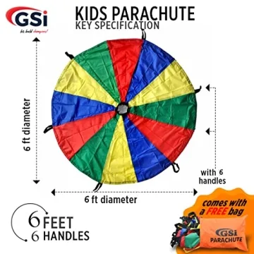 GSI Kids Play Parachute for Outdoor Cooperative Fun