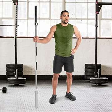 CAP Barbell Classic 7-Foot Olympic Bar, Chrome